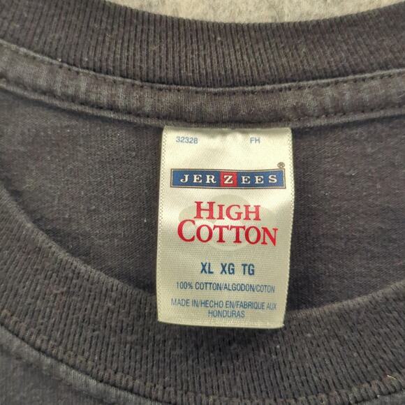 Dixie Crystals Shirt Mens XL Black Jerzees High Cotton Short Sleeve Logo Tee - Picture 3 of 6